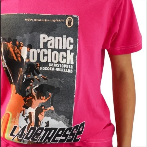 NWT Revolve x La Detresse Pink Cookies Panic Tee Size Large - Picture 2 of 10